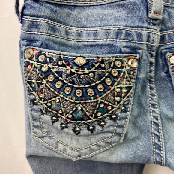 Miss Womens Jeans Mid Rise Cuffed Capri 26 Capris - Picture 6 of 10